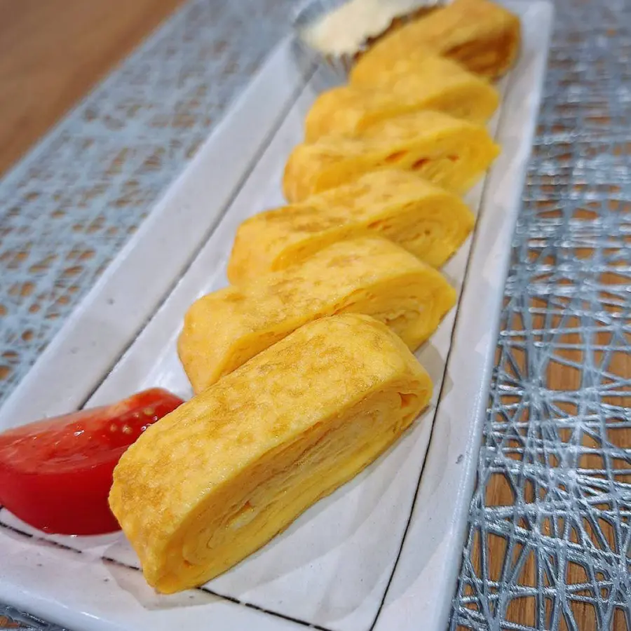 だしを効かせた玉子焼き